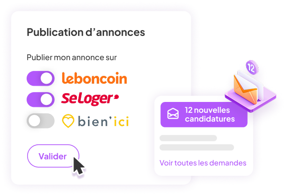 Fonctionnalité "publication d'annonces" de notre outil de gestion locative en ligne