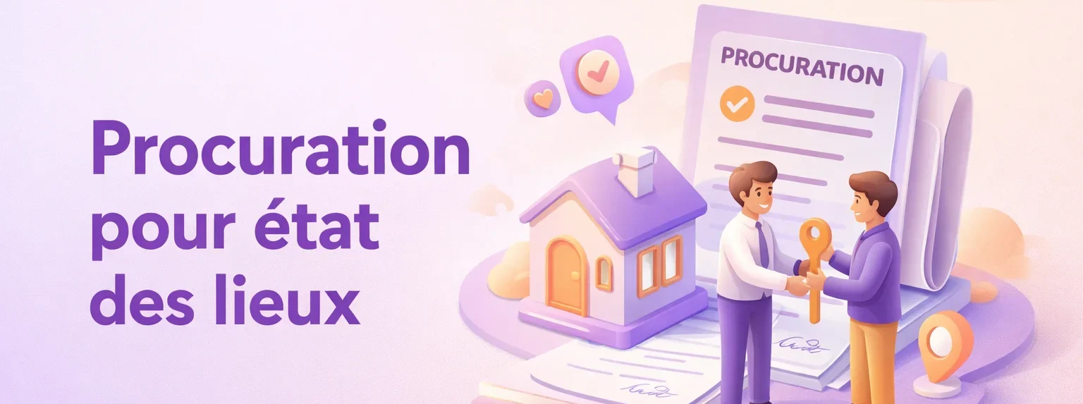 Procuration pour un état des lieux