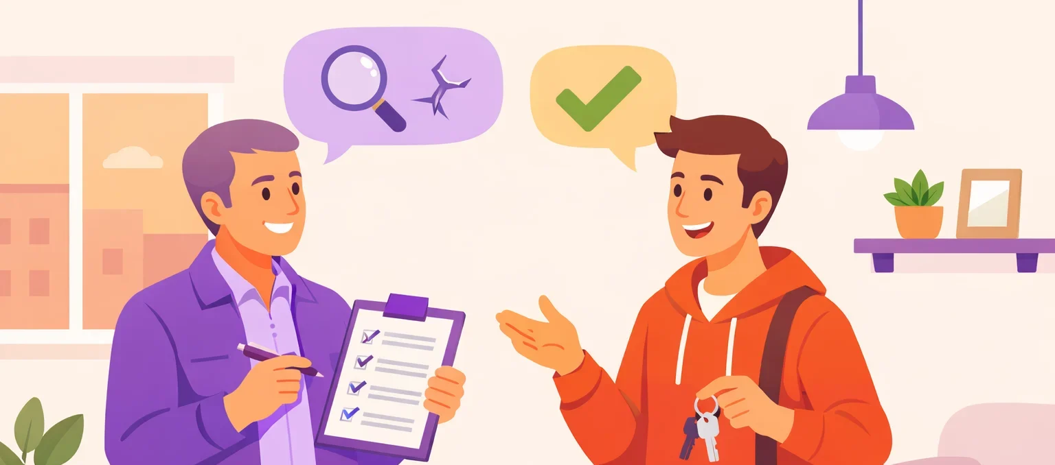 faire un pré état des lieux de sortie