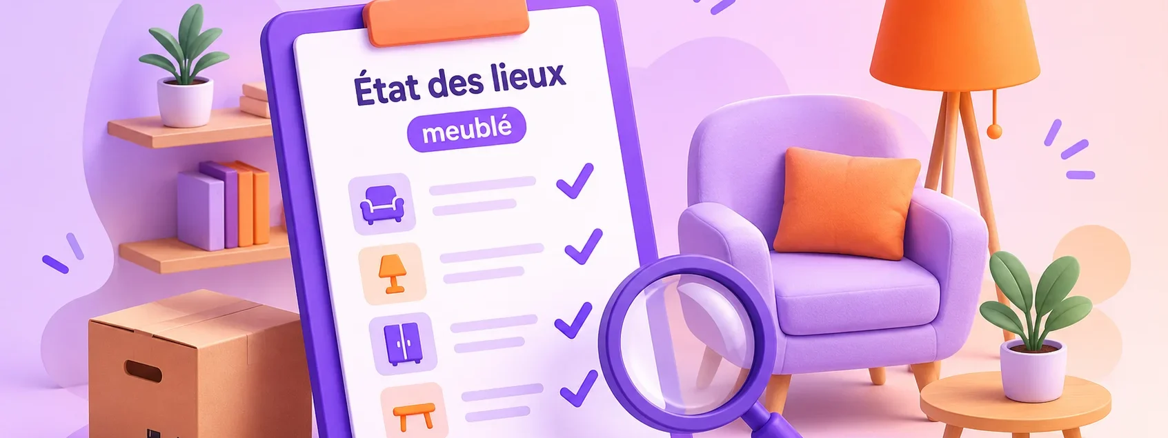 Guide état des lieux meublé + modèle